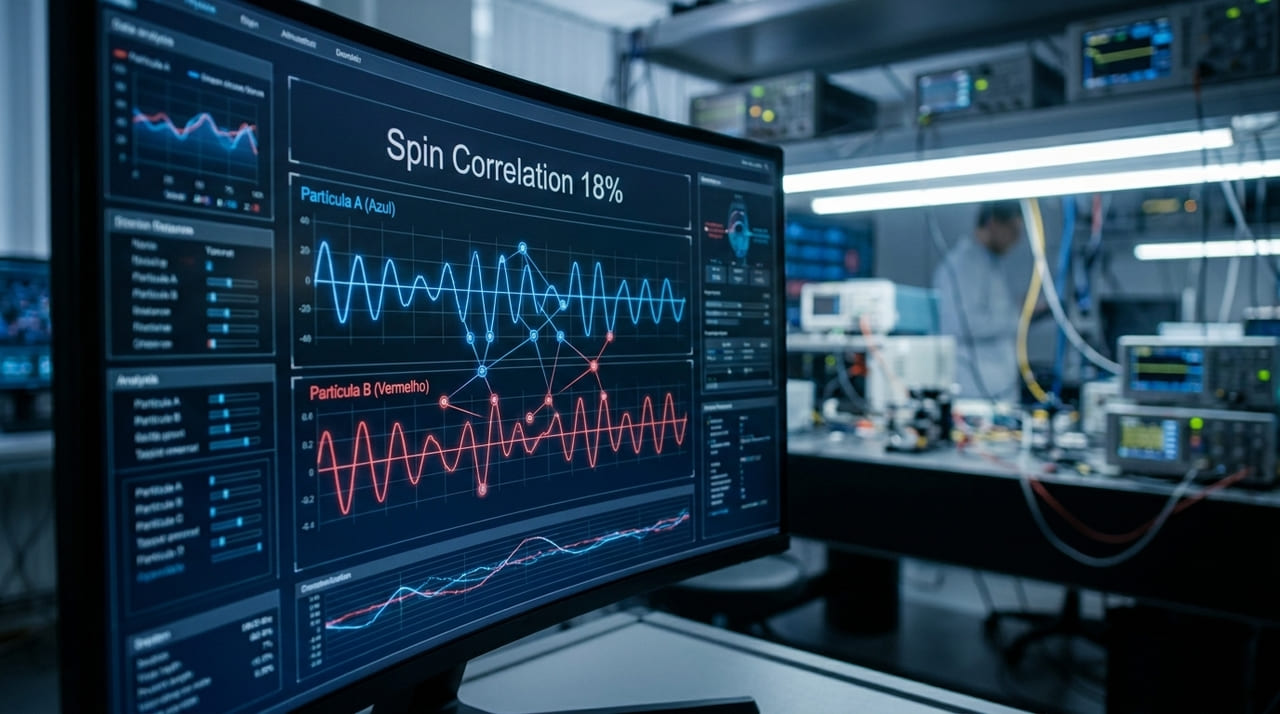 O estudo do alinhamento de spin em partículas lambda revela a primeira assinatura oficial de conexões originadas no vácuo.