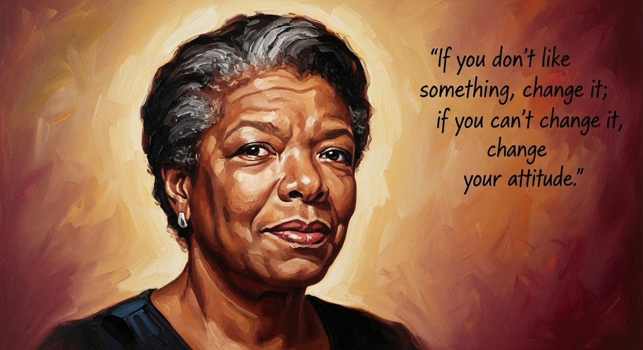 Maya Angelou, a voz da coragem e da poesia: “Se você não gosta de algo, mude-o, se não pode mudá-lo, mude sua atitude”