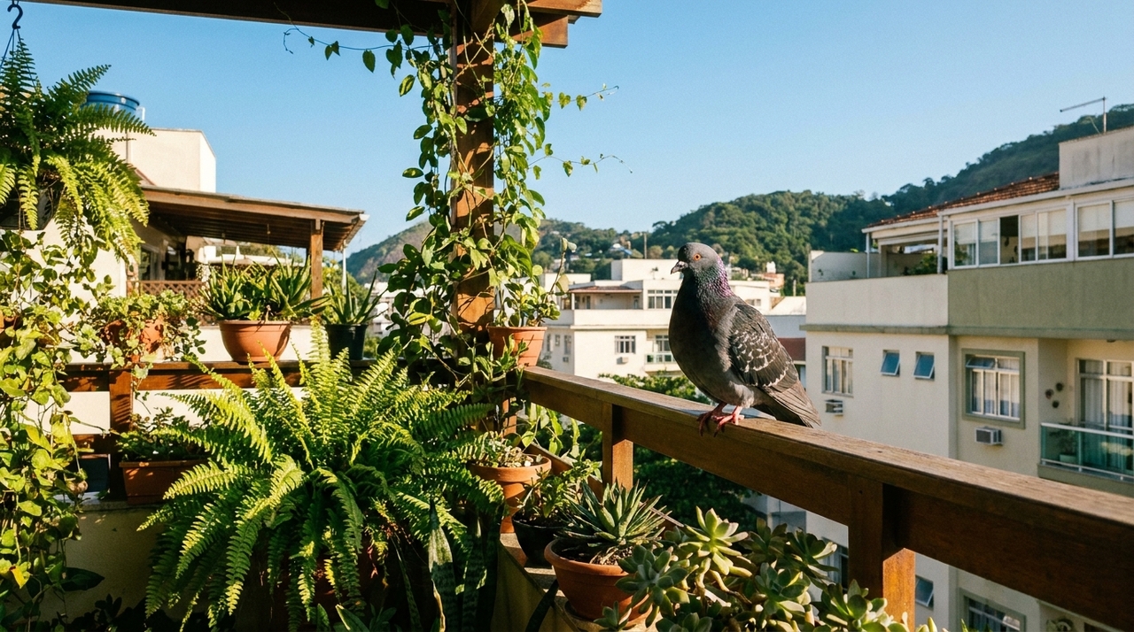 A presença de aves no ambiente urbano é um indicativo direto de equilíbrio ecológico e saúde residencial.