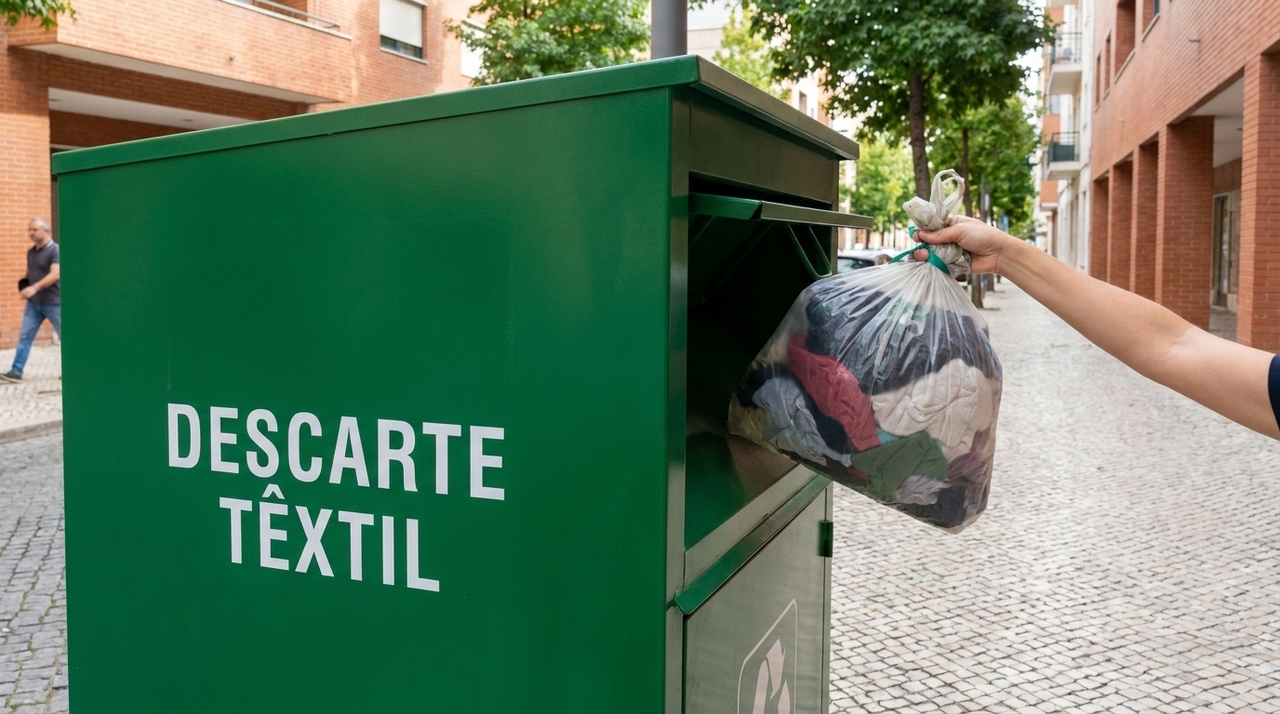 A nova legislação europeia estabelece a reciclagem industrial e a reutilização como pilares estratégicos para reduzir o impacto ambiental da moda.