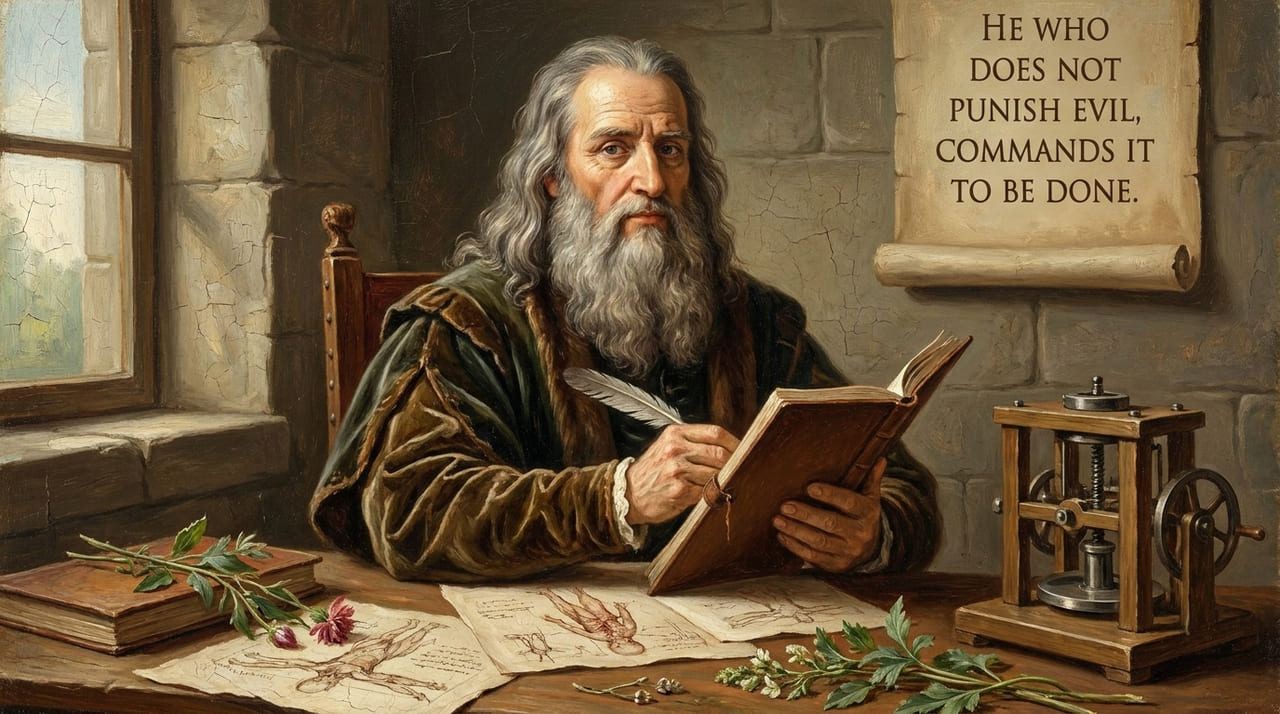Leonardo da Vinci, o gênio que lia os sinais da natureza: "Aquele que não castiga o mal, ordena que ele se faça"