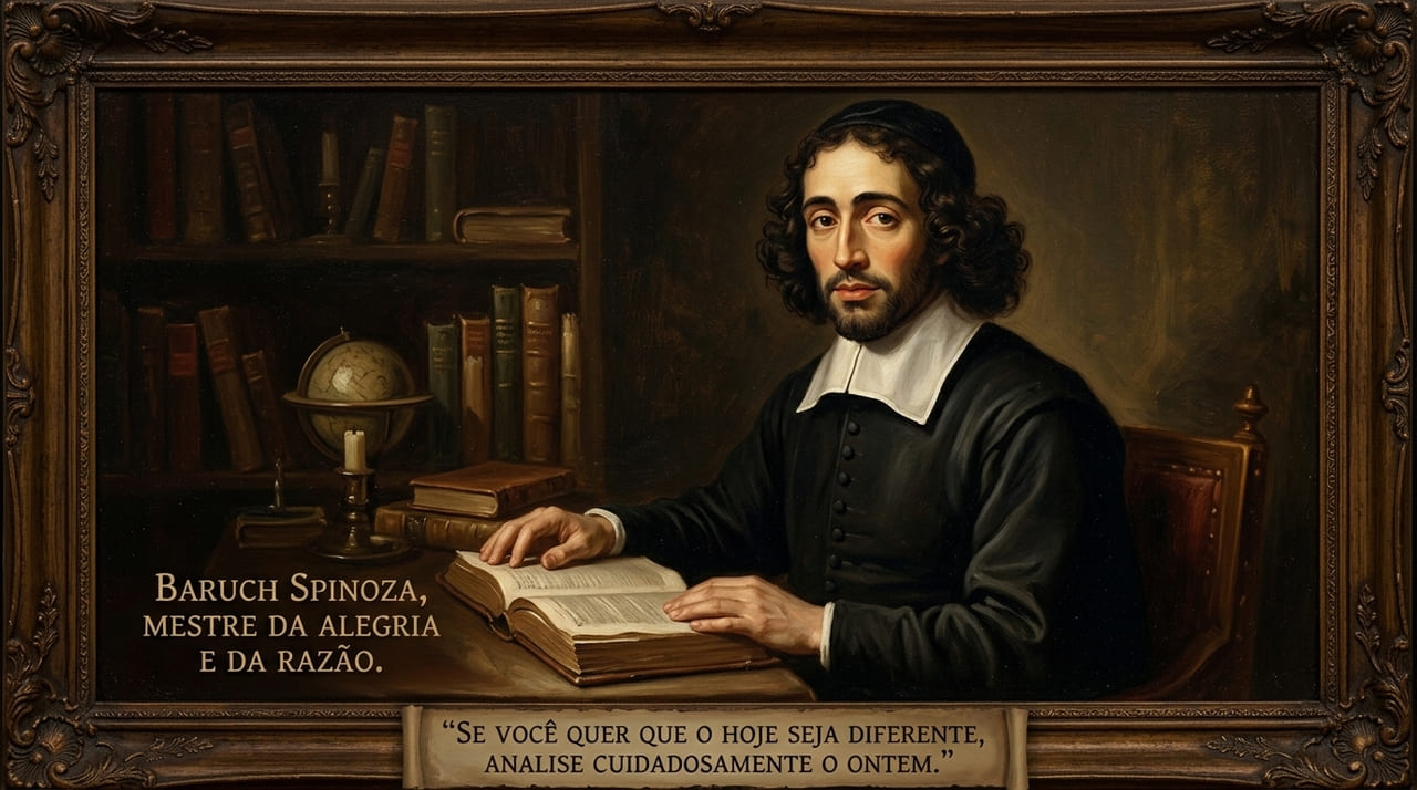 Spinoza nos ensina que a mudança do hoje depende de uma análise racional sobre as causas do ontem.