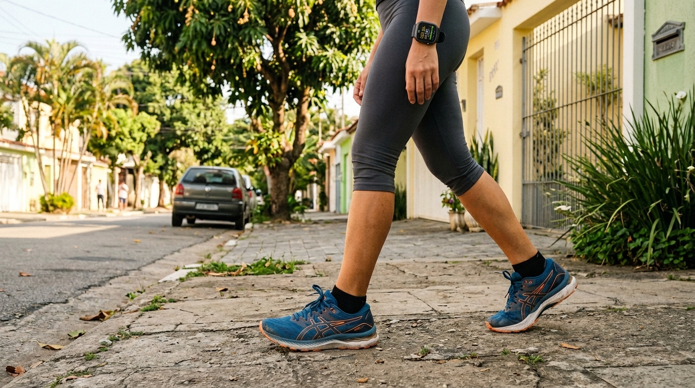 A regularidade na caminhada supera os treinos exaustivos esporádicos para garantir longevidade e bem-estar físico.