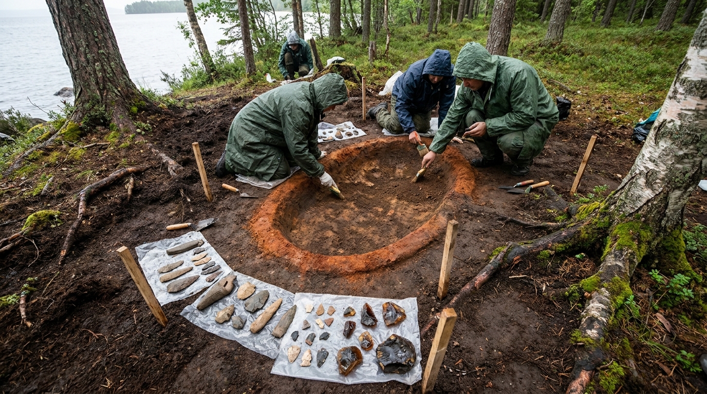 Artefatos de resina do Báltico encontrados na Rússia comprovam a existência de rotas de troca de longa distância há cinco mil anos.
