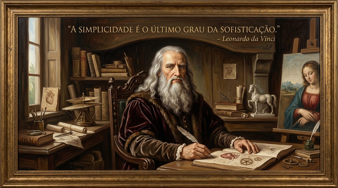 A simplicidade é o último grau da sofisticação e o guia fundamental para organizar todas as áreas da vida.