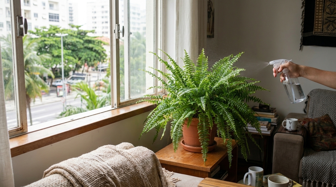 O uso frequente do borrifador aliado à ventilação natural previne o ressecamento das pontas e o surgimento de fungos.