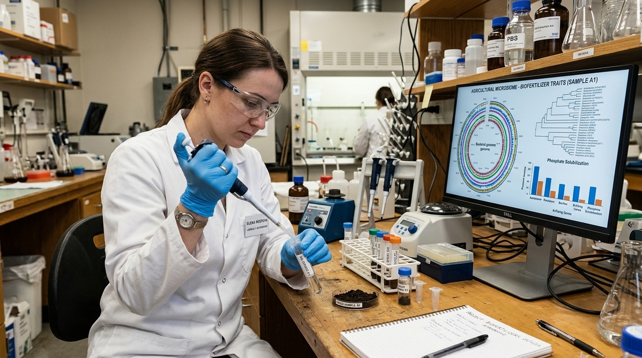 O estudo mapeou o microbioma do solo na região da Mixteca Alta por meio de sequenciamento genético para avaliar o desenvolvimento de biofertilizantes locais.
