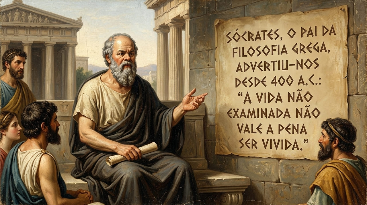 A verdadeira essência da existência humana reside na capacidade de questionar e analisar a própria vida.