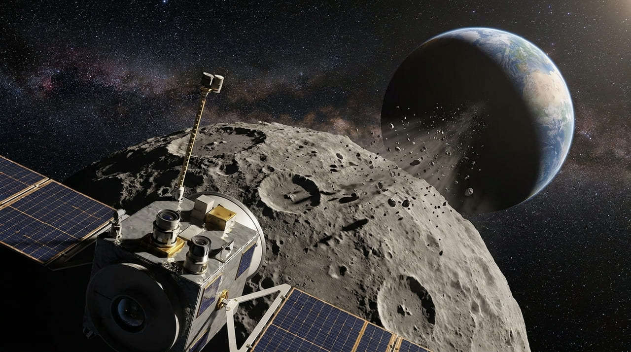 Em abril de 2029, o asteroide Apófis passará a apenas 32 mil quilômetros da Terra, abaixo da órbita de satélites geoestacionários.