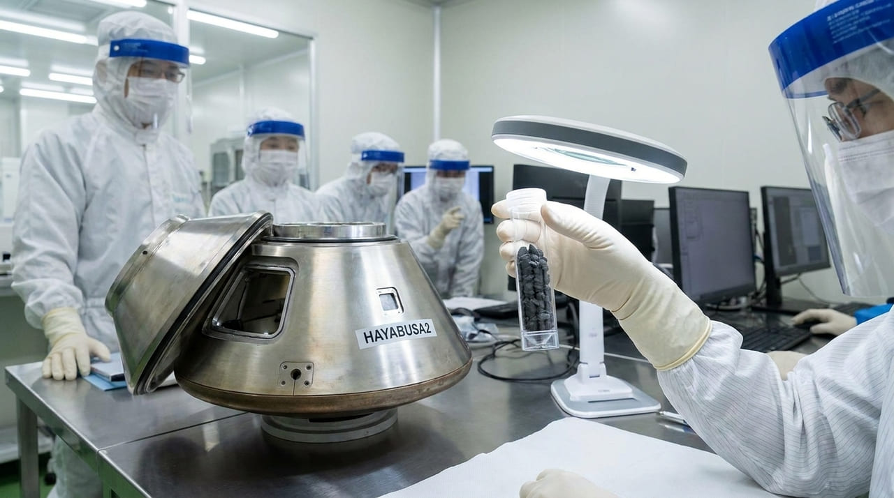 Fragmentos espaciais intocados comprovam que as bases do código genético podem se formar no espaço profundo.