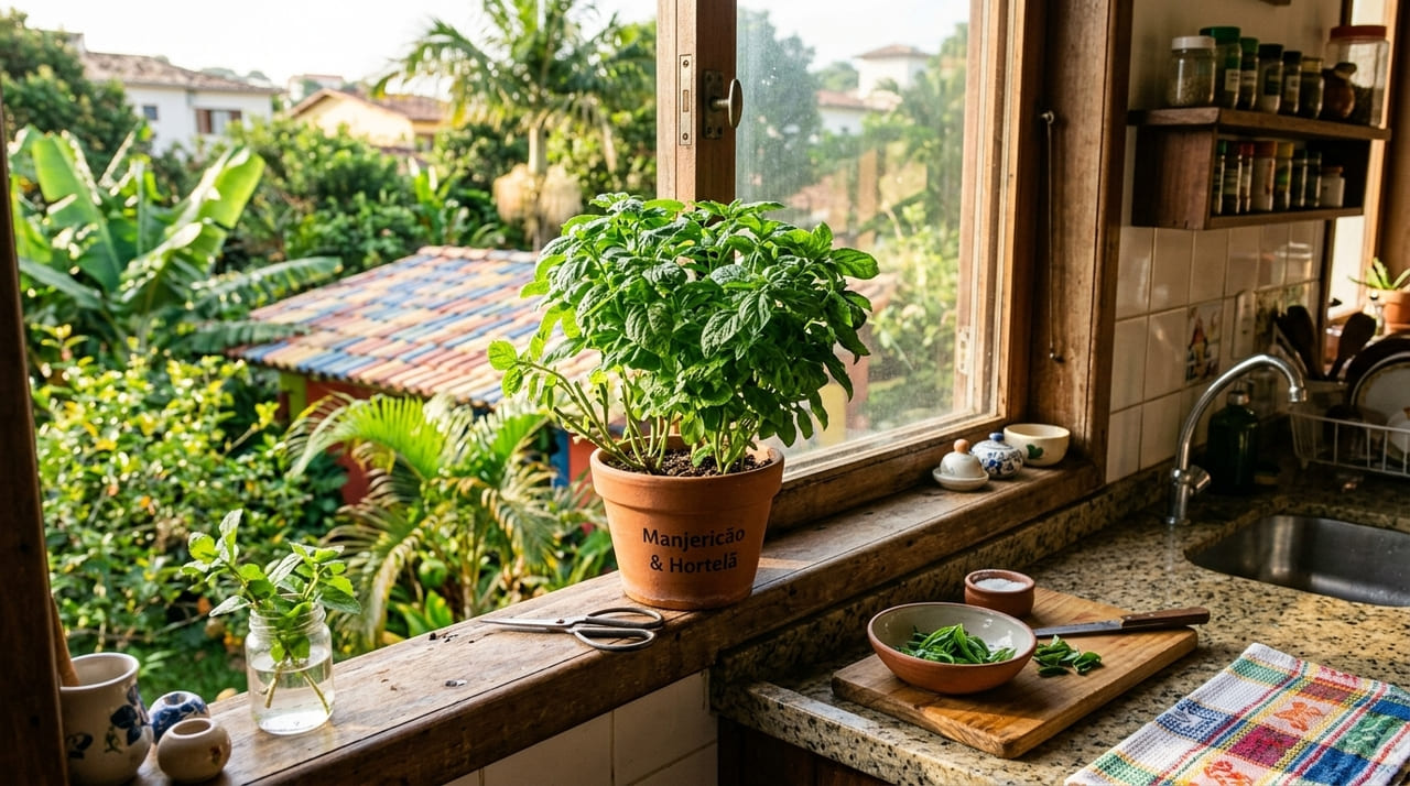 Priorizar a retirada das folhas laterais permite que a planta mantenha sua energia vital para brotar com exuberância.