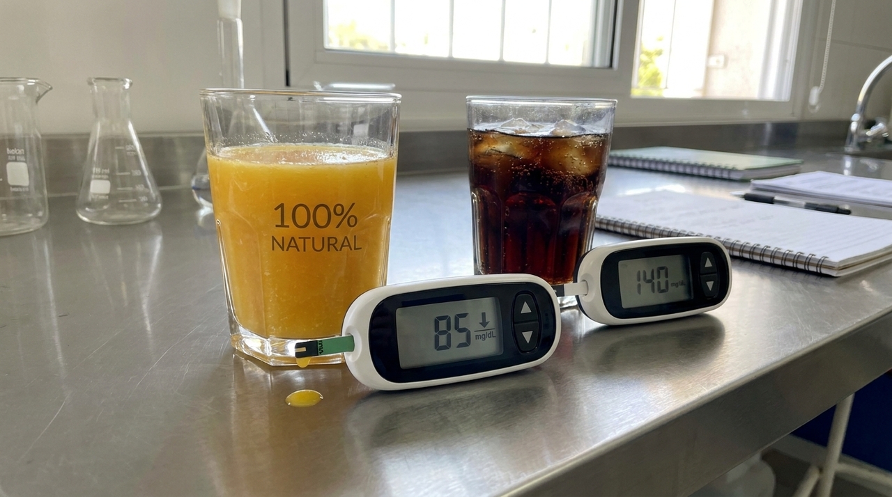 Pesquisas indicam que polifenóis e minerais presentes no suco natural tornam sua resposta metabólica superior à de bebidas industrializadas.