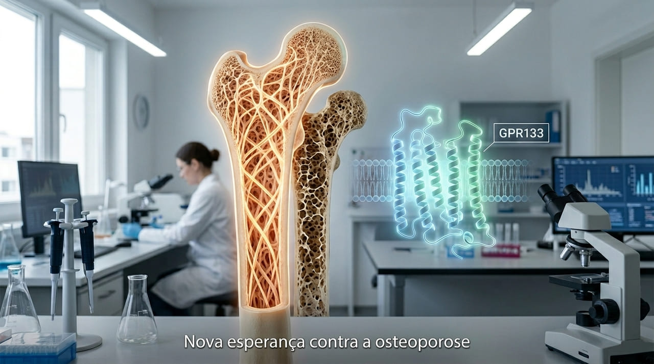 A descoberta revela como sensores moleculares traduzem estímulos físicos em fortalecimento ósseo e muscular.