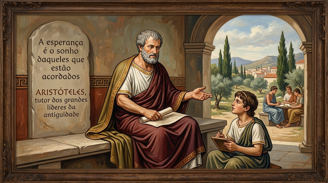 Para o mestre da antiguidade, o ato de sonhar acordado define a essência da esperança humana.