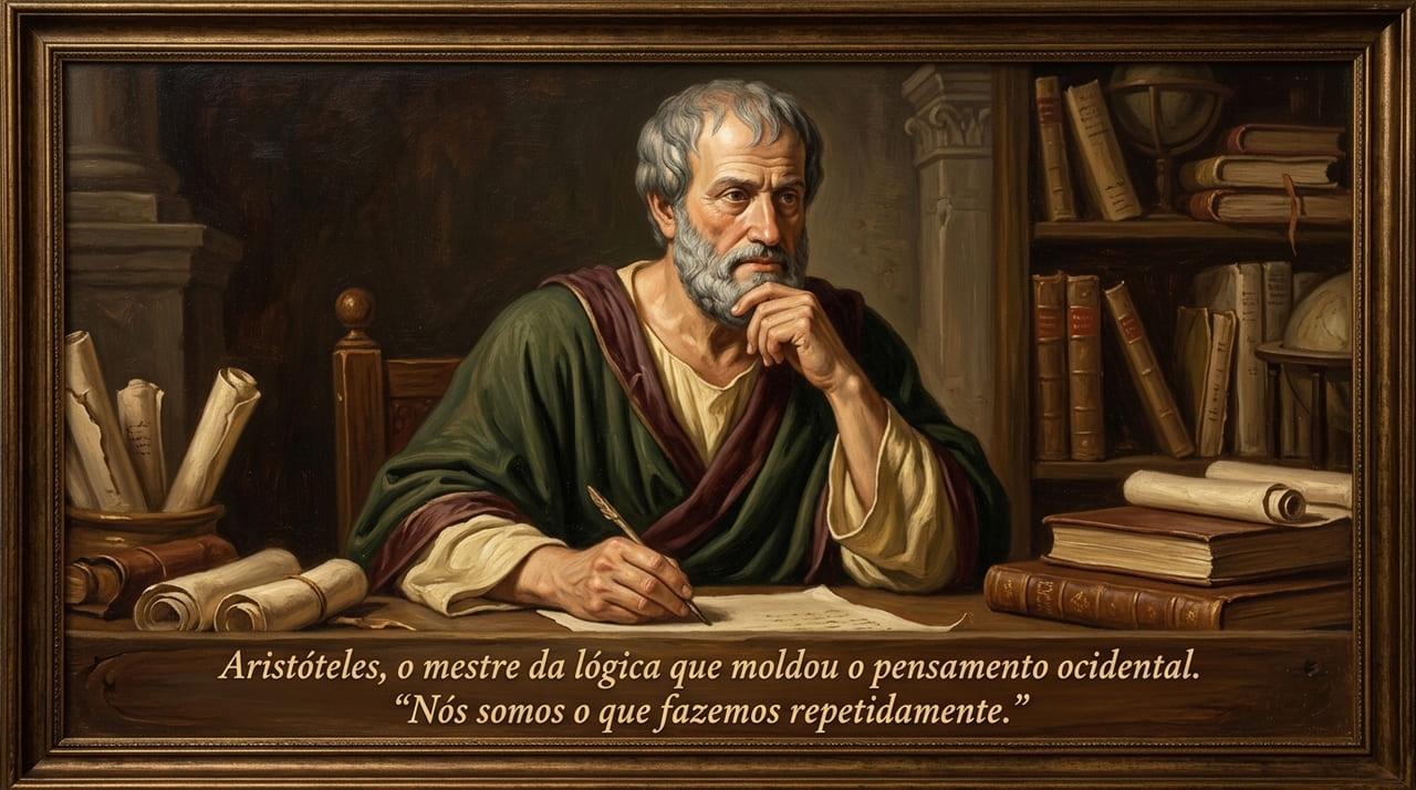 A excelência humana é o resultado direto da repetição constante de nossas ações diárias.