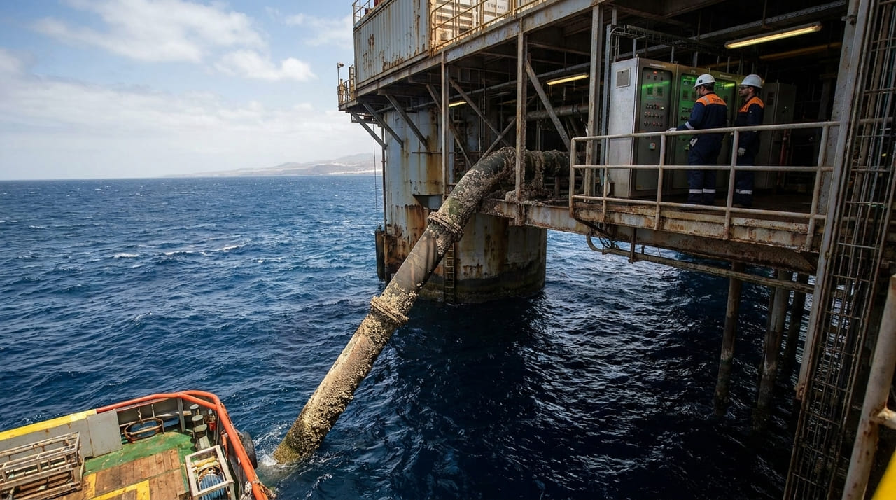 Protótipo flutuante nas Ilhas Canárias utiliza a variação térmica do oceano para gerar eletricidade constante.