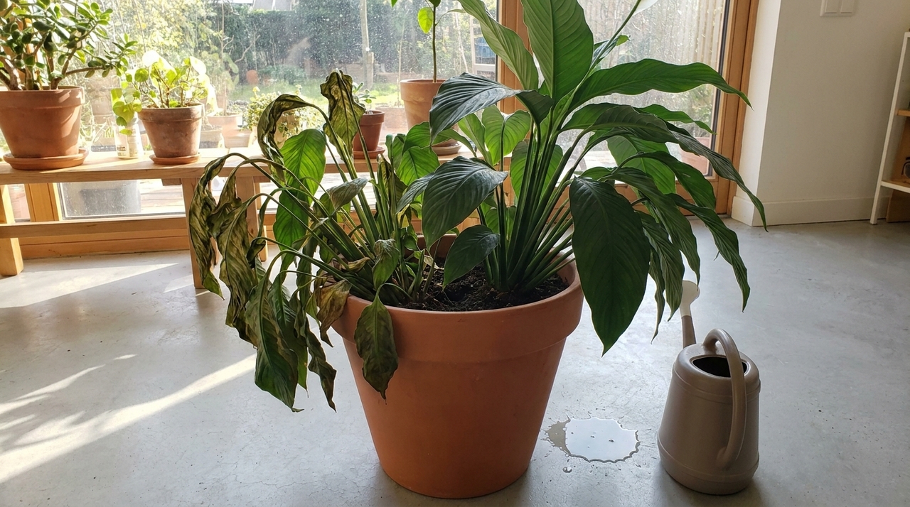 A folhagem enrolada do lírio funciona como uma defesa natural para reter líquidos durante períodos de seca.