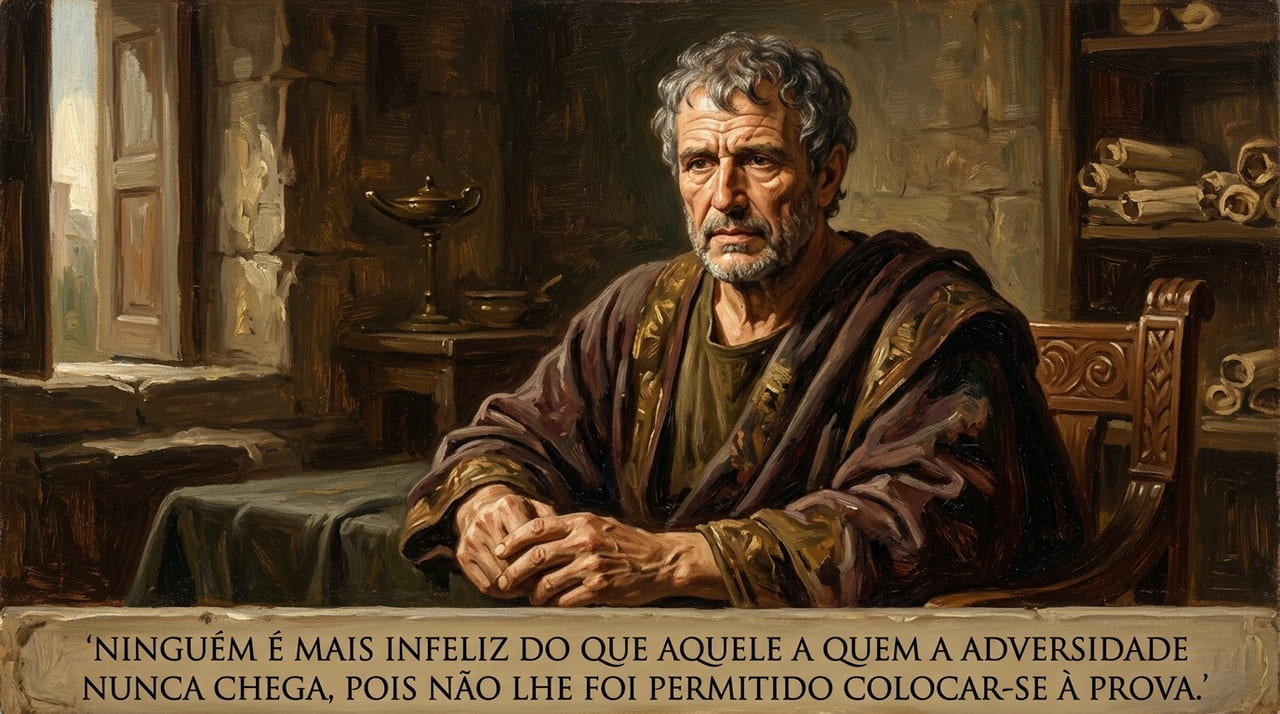 O verdadeiro autoconhecimento surge apenas quando somos desafiados pelas dificuldades da vida.