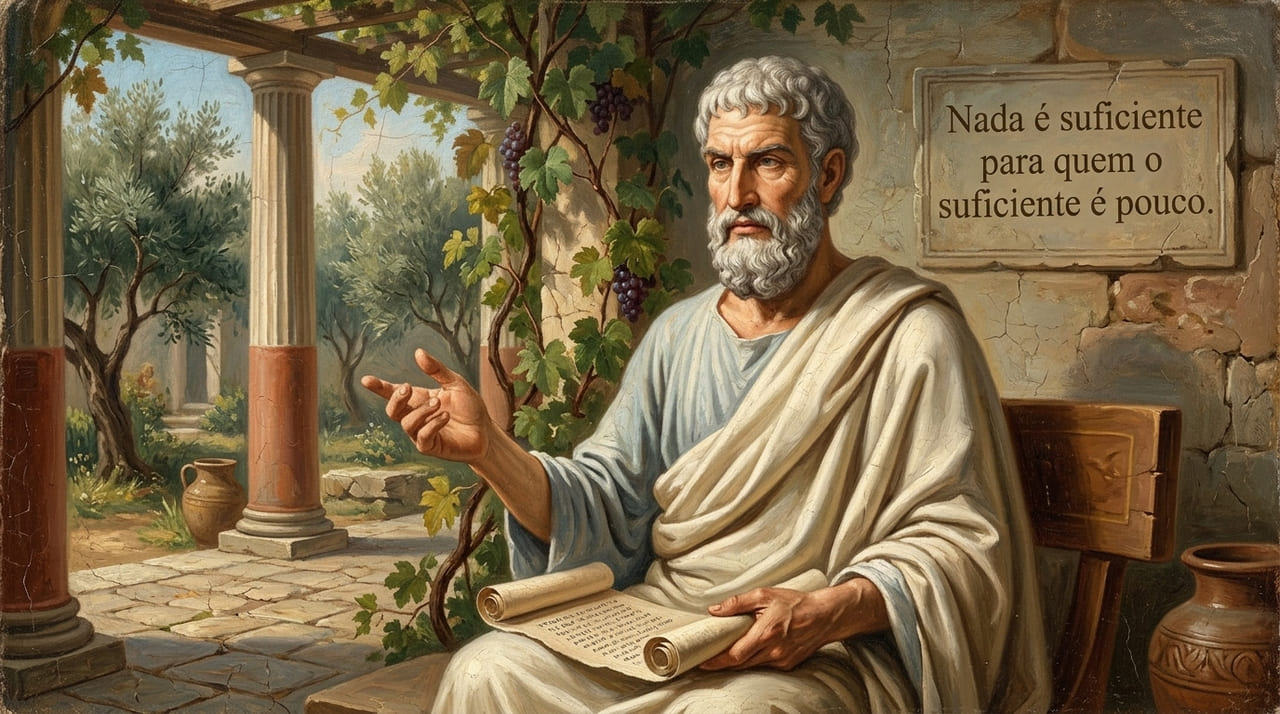 Para o mestre da serenidade, a insaciabilidade é o maior obstáculo para quem busca a plenitude.