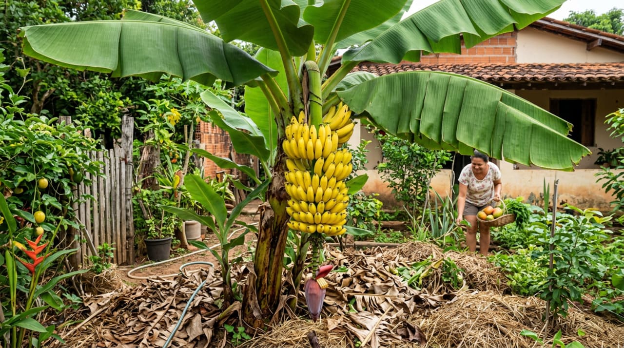 Colher cedo demais é um dos erros mais frequentes entre quem cultiva bananeiras em casa