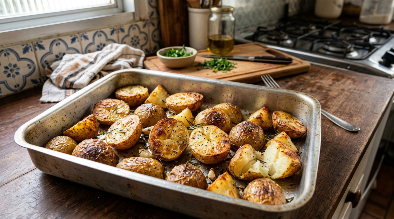 Quem costuma cozinhar batatas com casca sabe como pode ser difícil removê-la depois, especialmente quando ela gruda na polpa e arranca pedaços junto