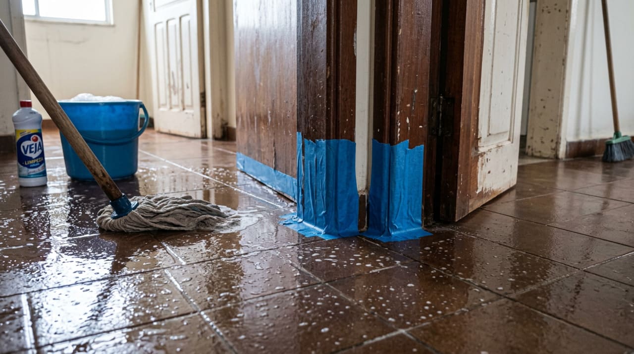 A madeira MDF utilizada na maioria das construções modernas possui uma alta capacidade de absorção, o que a torna extremamente vulnerável quando exposta ao contato direto com líquidos.