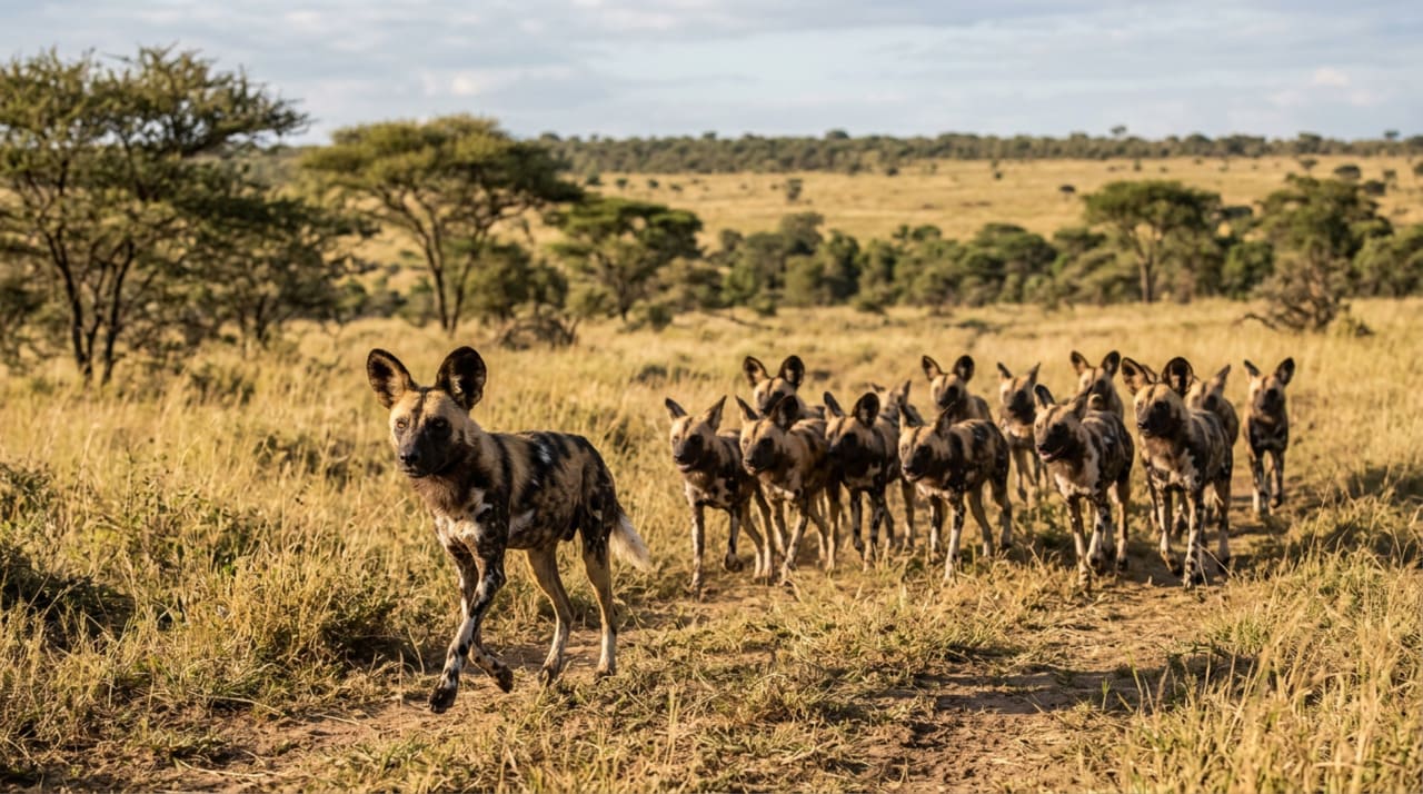 Os cães selvagens pertencem à família dos canídeos e incluem diversas espécies que vivem livres na natureza