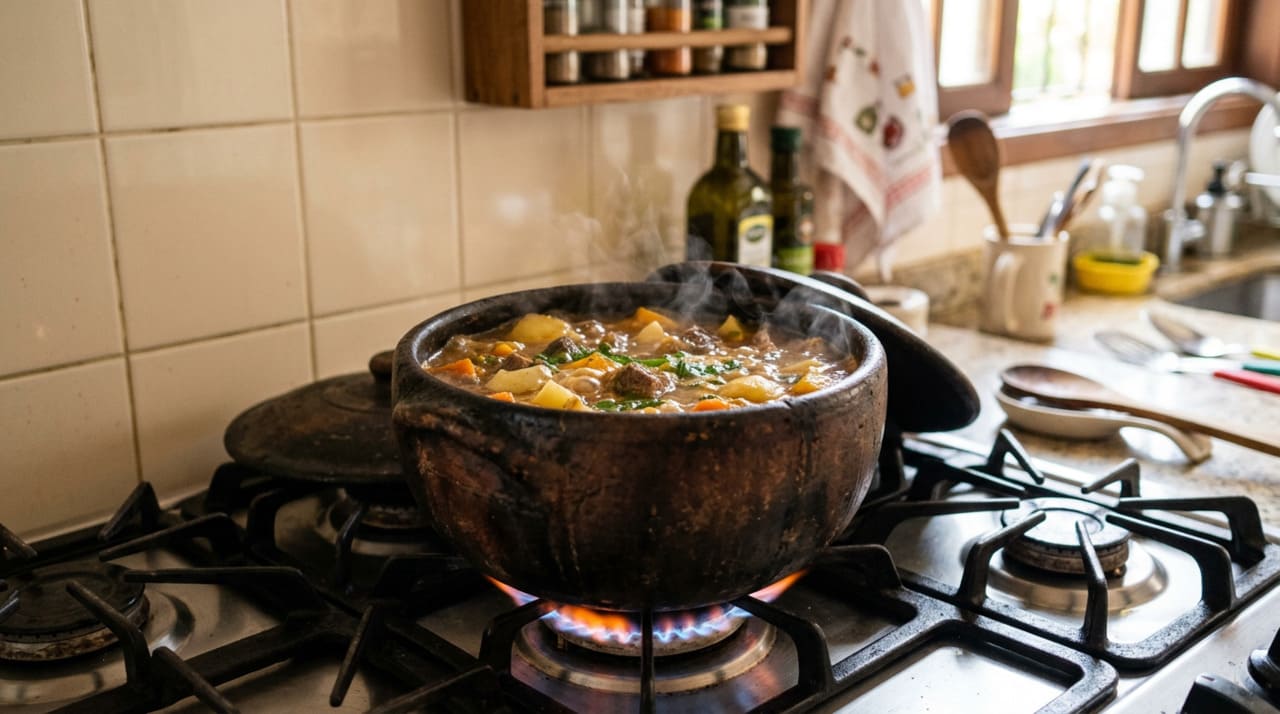 A cura serve para hidratar o barro, reduzir a porosidade inicial e preparar a superfície para receber alimentos.
