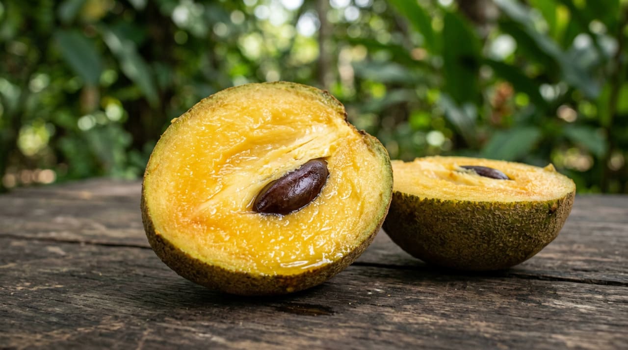 A sapota é uma fruta tropical associada ao nome científico Matisia cordata, árvore de grande porte encontrada na Amazônia.