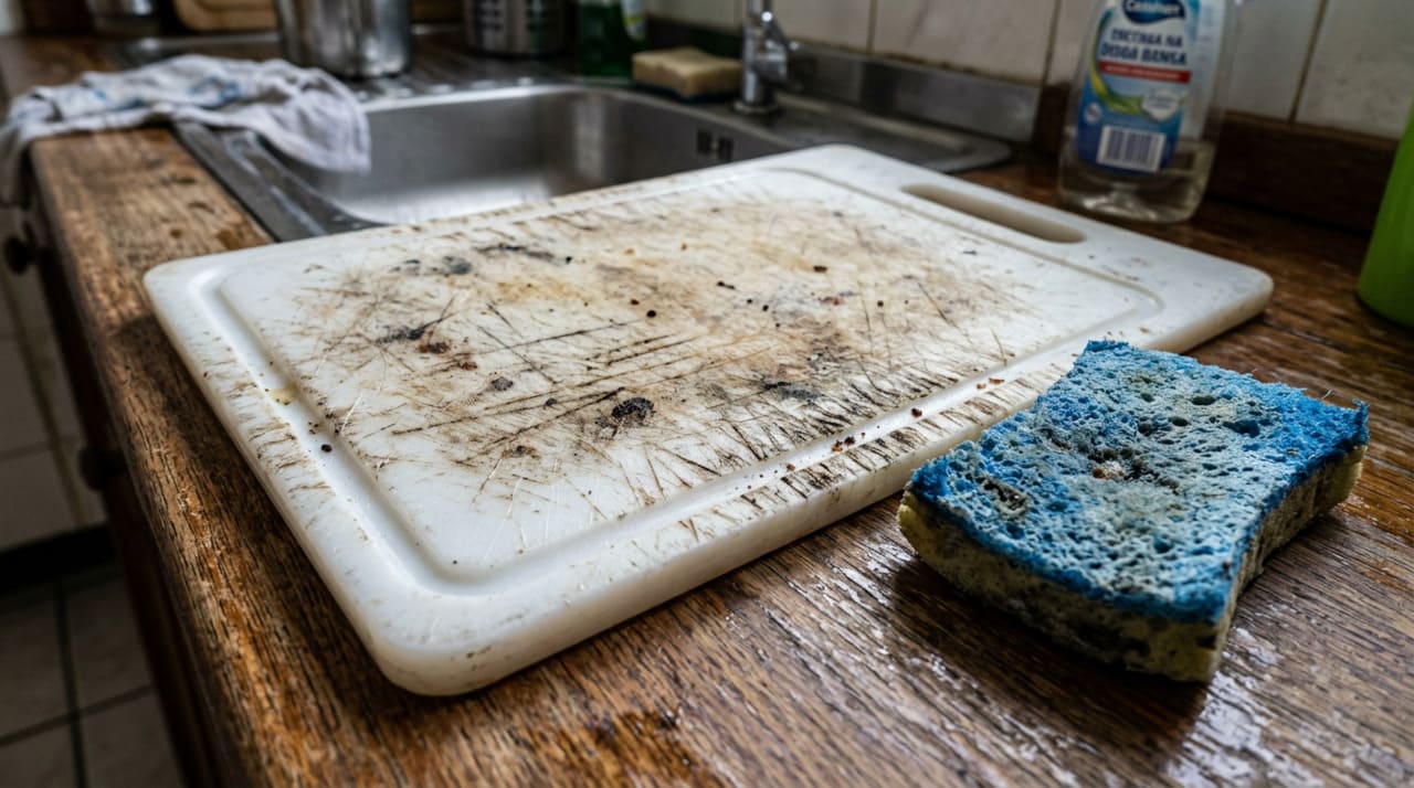 As tábuas de plástico são populares porque custam menos, pesam pouco e podem ser lavadas com facilidade.