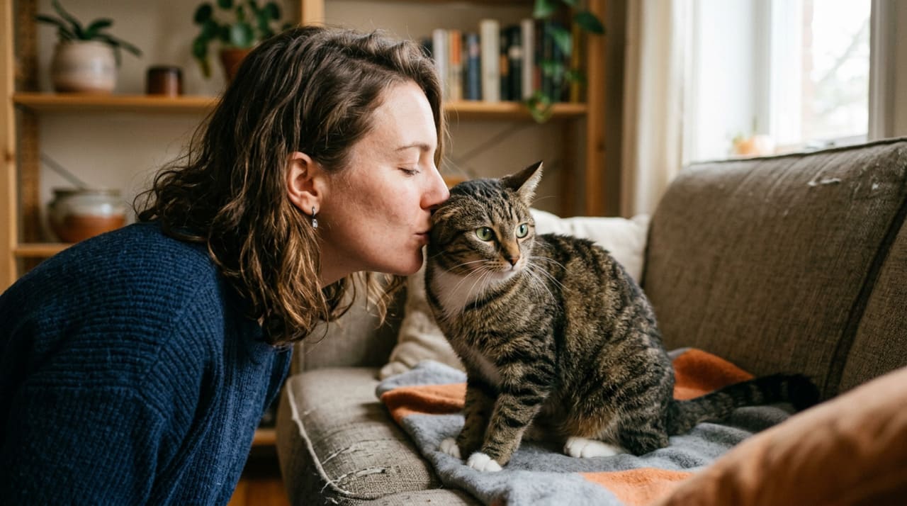 Do ponto de vista felino, o beijo simplesmente não existe como conceito social.