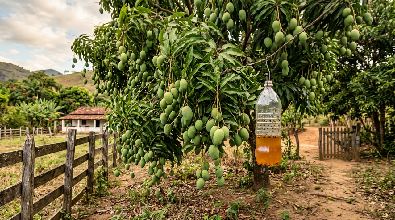 Tripes e pulgões atuam principalmente na fase de floração, quando a planta está mais vulnerável.