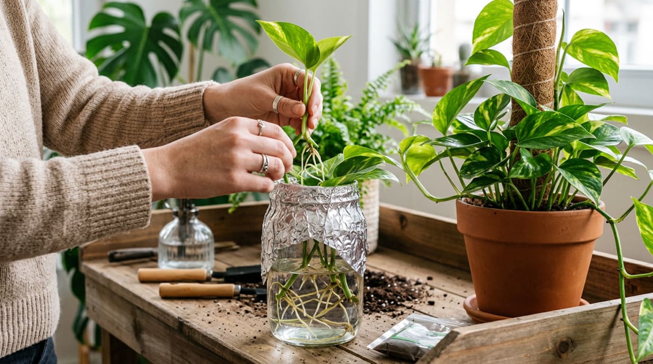 A rega é o ponto mais crítico no cultivo da jiboia
