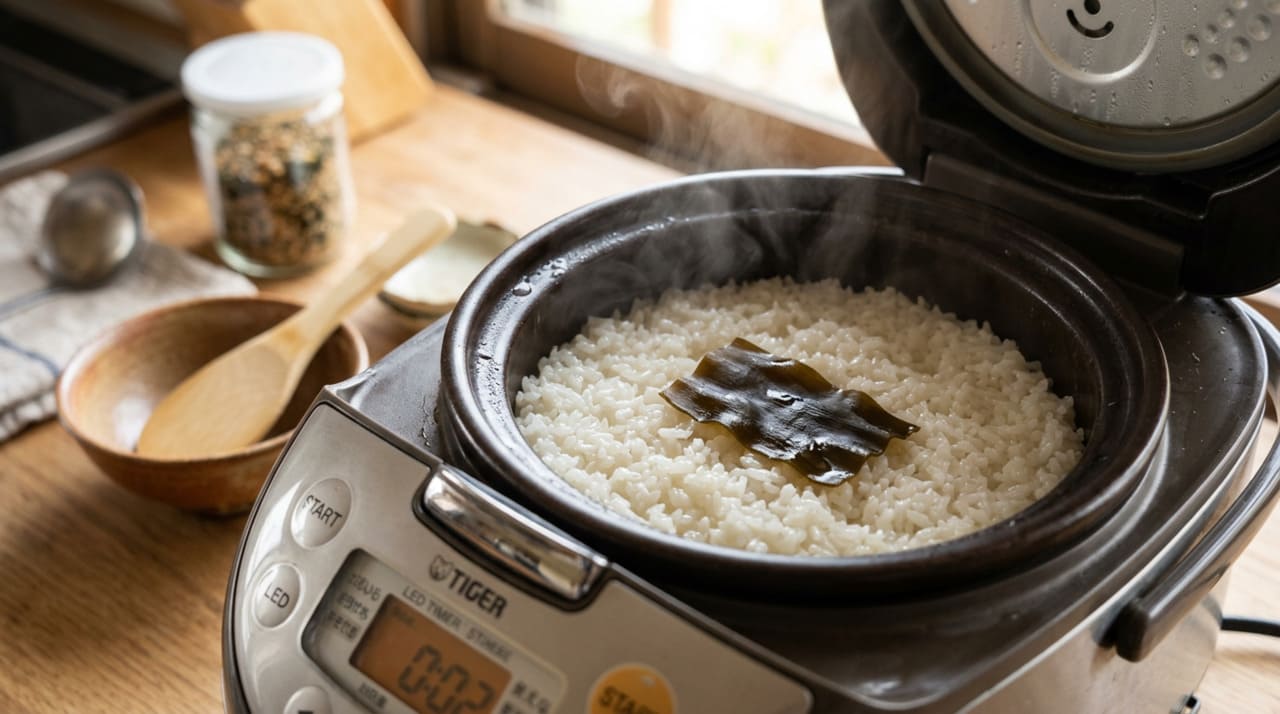A kombu é rica em ácido glutâmico, composto ligado ao gosto umami.