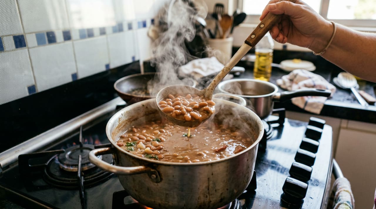 Demorei muito para entender por que o feijão não deve ser temperado antes de cozinhar na pressão
