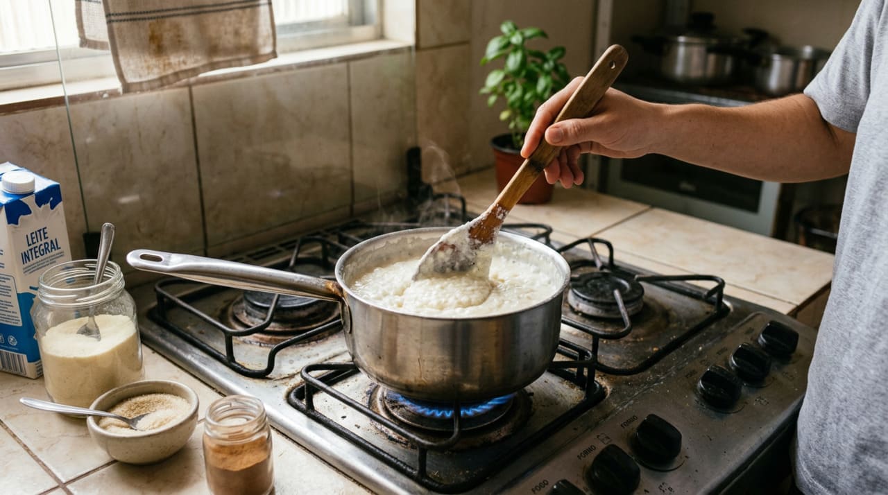 As crianças húngaras crescem encontrando o tejbegríz em casa, na infância e em refeições simples