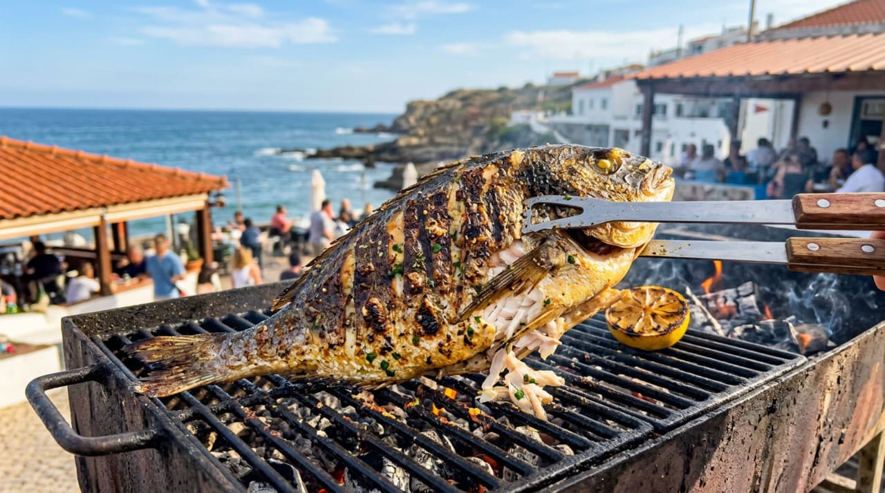 O peixe gruda na grade por um motivo específico: as proteínas da superfície crua se ligam ao metal aquecido antes de coagularem completamente