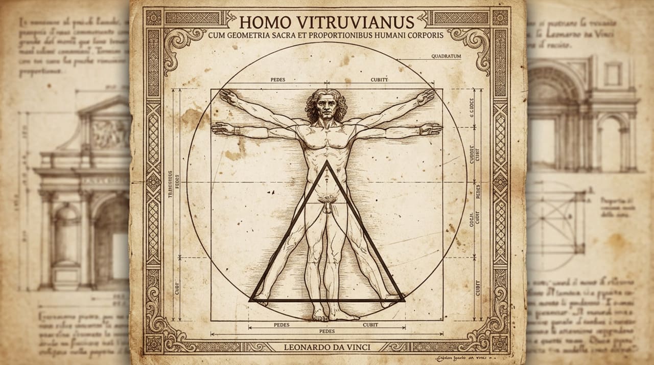 Após 500 anos, eles acreditam ter encontrado a chave que poderia resolver um dos maiores mistérios do Homem de Vitruvia, o desenho mais famoso e enigmático de Leonardo.