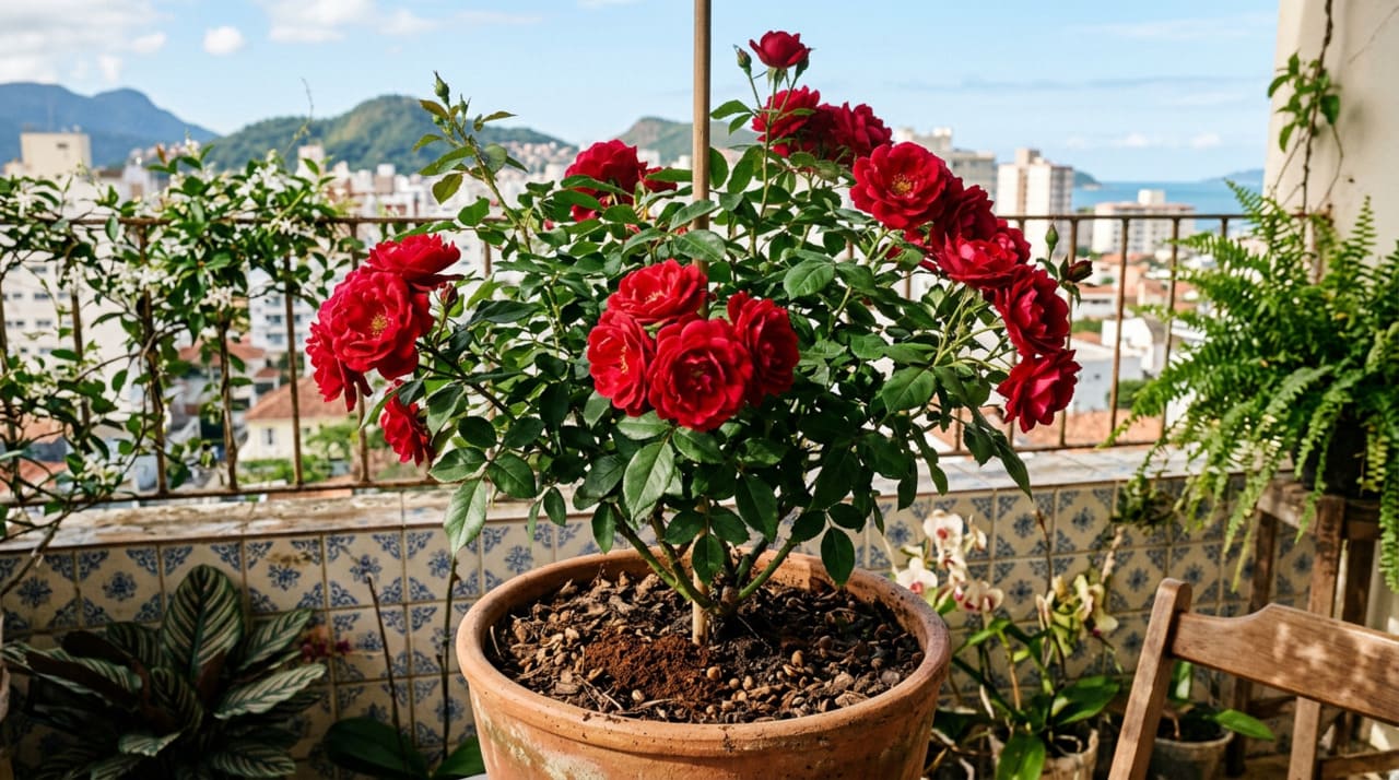O uso correto da borra de café no cultivo de rosas começa deixando o material secar antes de aplicar, para reduzir risco de fungos e mau cheiro