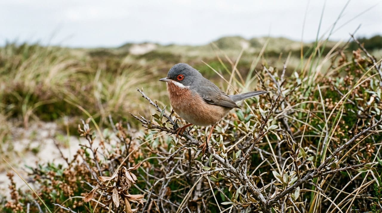 A toutinegra-de-provence (Sylvia undata, conhecida em dinamarquês como provencesanger) é uma pequena ave típica de regiões mediterrânicas.
