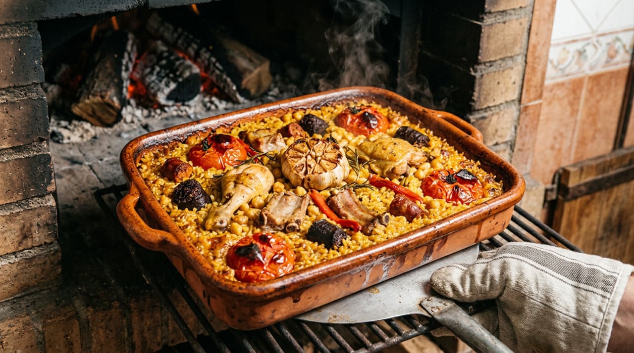 O nome arròs passejat, que significa literalmente “arroz que passeou”, vem de um hábito muito prático das famílias valencianas de séculos atrás
