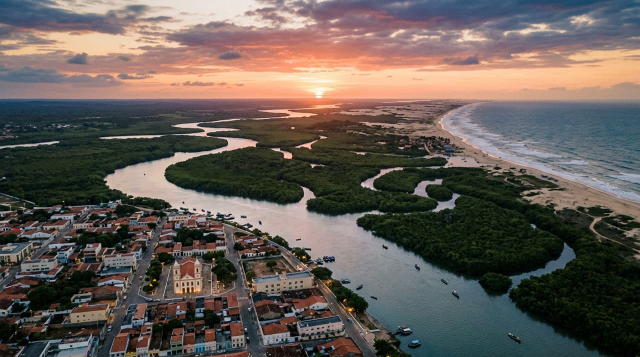 O litoral de Parnaíba e seus arredores concentra algumas das praias mais preservadas e vazias do Nordeste brasileiro.