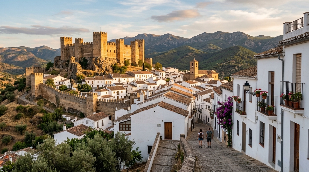 O melhor roteiro começa pelo castelo, porque as muralhas ajudam a entender a posição estratégica da vila.