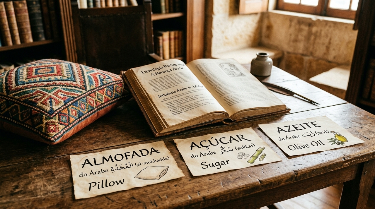 A chegada de almofada ao português está ligada à presença árabe na Península Ibérica, iniciada no século VIII e prolongada por vários séculos.