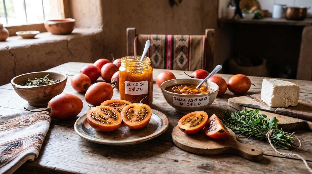 O chilto se destaca pelo aporte de vitamina C, vitamina A, fibras e compostos antioxidantes.