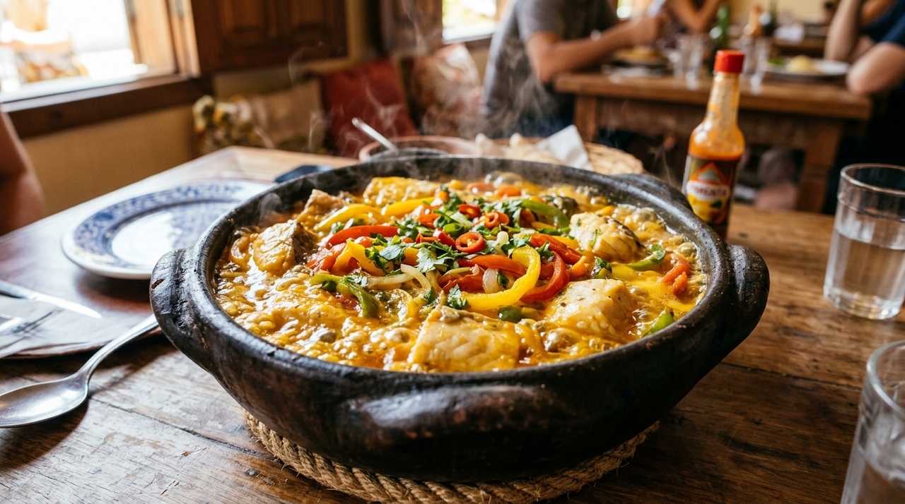 O leite de coco perde aroma e textura quando cozinha tempo demais.