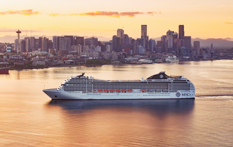 MSC Poesia chega a Seattle marcando o início da primeira temporada da MSC Cruzeiros no Alasca