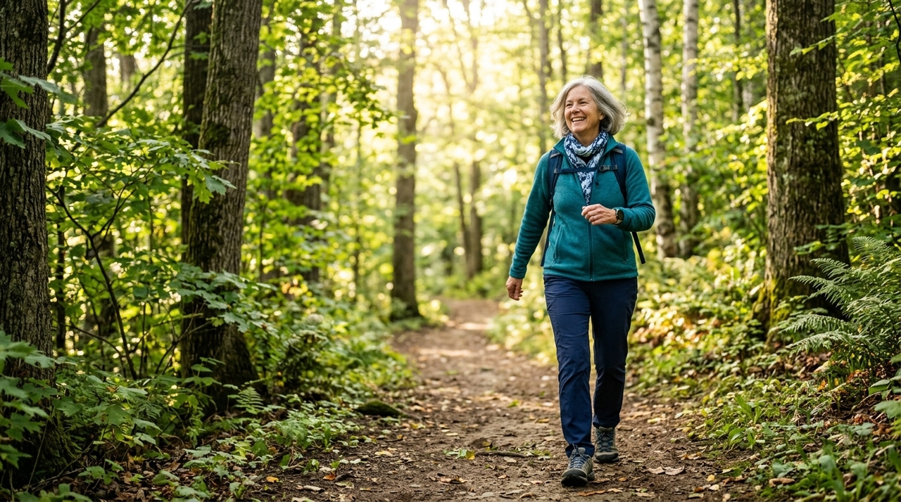 O grande segredo para entender o impacto da caminhada na saúde de mulheres acima de 60 anos é o metabolismo ativo.