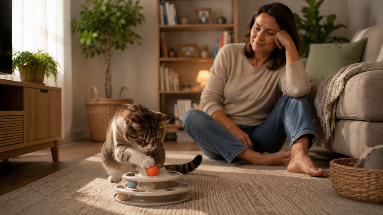 Redirecione a atenção do gato para brinquedos em vez de puni-lo, melhorando o comportamento e a relação.