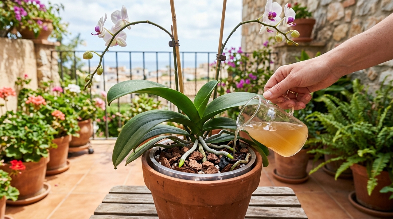 O preparo precisa respeitar uma regra simples: para orquídeas, menos adubo costuma funcionar melhor do que excesso